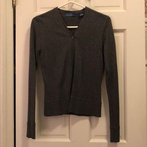 Grey silk/cashmere twinset